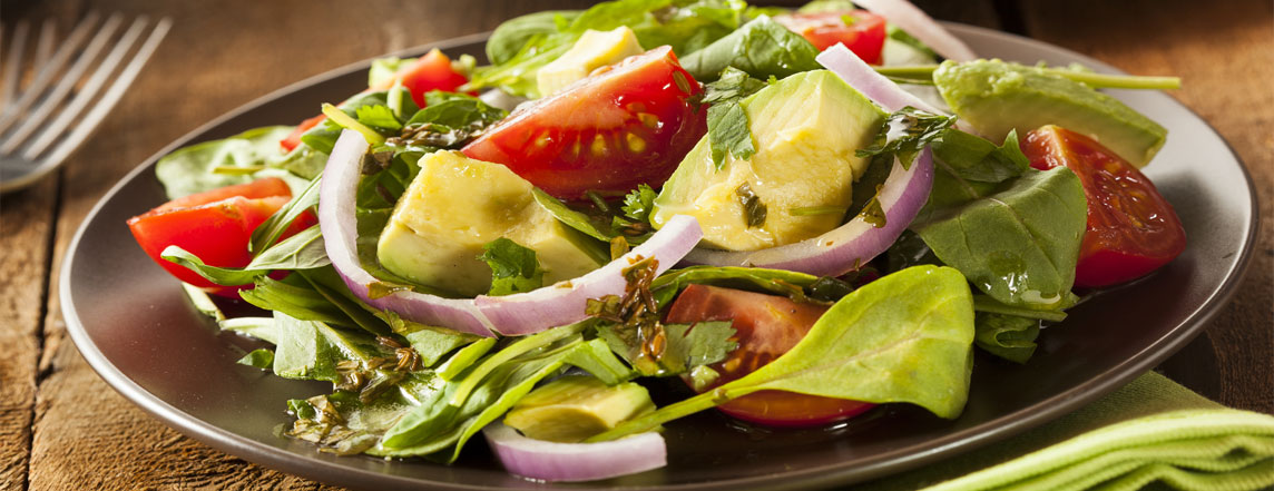 Avocado and Lettuce Salad