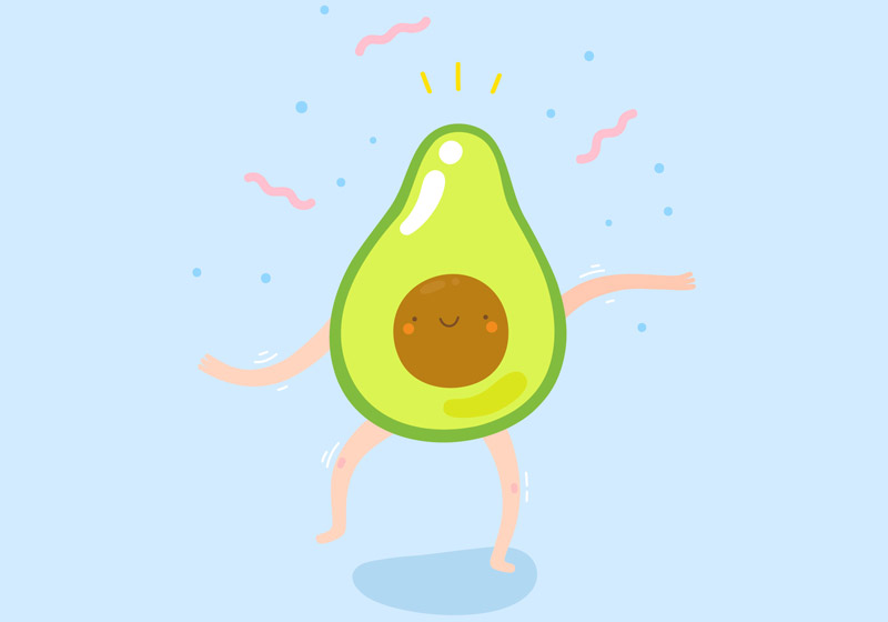 Happy New Year Avocado